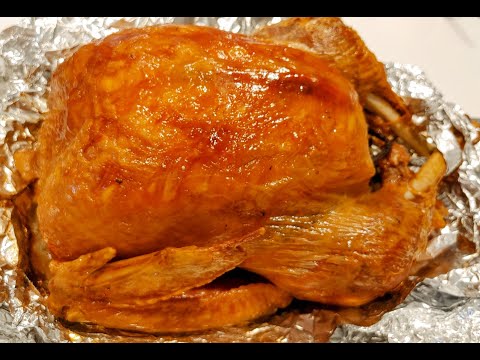 vlog 36: 烤火鸡/Simple Roast Turkey/Thanksgiving Turkey/简单易做/家常版