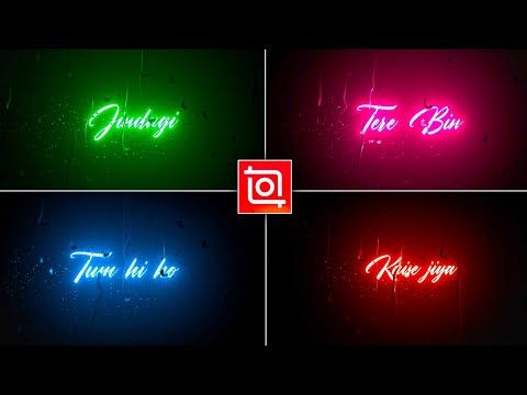 Glow Effect Lyrics Reels Video Editing In Inshot | Glow Lyrics Video Editing In Inshot App