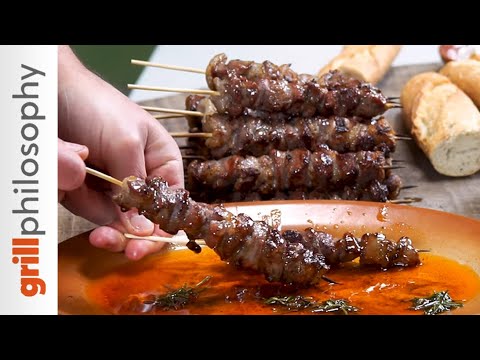 Greek souvlaki - milk fed lamb recipe | Grill philosophy