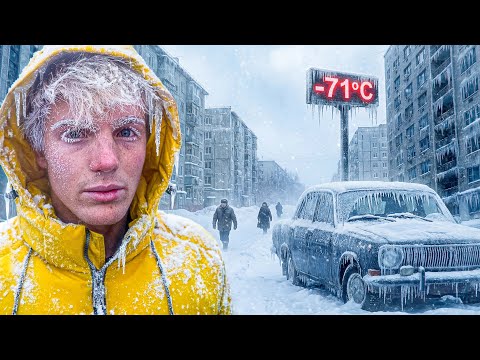 100 Hours In The Coldest City On Earth! (-71°C, -96°F) - Yakutsk, Siberia