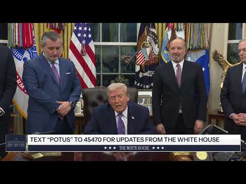 President Trump Participates in a Signing Ceremony, Dec. 11, 2025