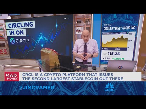 Circle's price and offerings were raised twice due to increased demand, says Jim Cramer