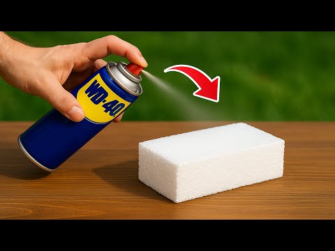 Mix WD 40 with Styrofoam and See the Unexpected Reaction! Secret DIY Trick