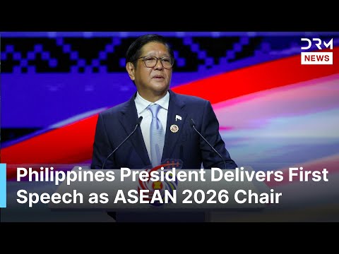 FULL REMARKS: Philippines President Bongbong Marcos Delivers First Speech as ASEAN 2026 Chair | AQ1B