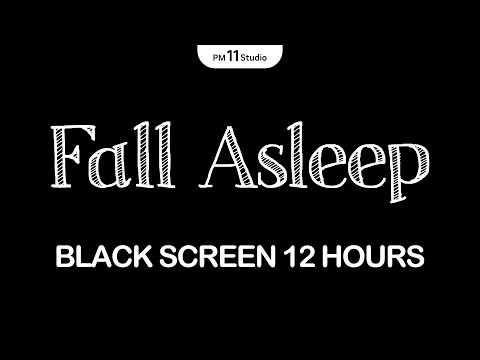 Fall Asleep Fast- Gentle Music for Insomnia Relief | Sleeping Music for Deep Sleeping | Black Screen