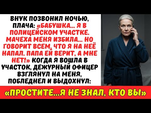 Мой внук ПОЗВОНИЛ мне из полицейского участка… Мачеха ИЗБИЛА его, а мой сын ему НЕ ПОВЕРИЛ. Тогда я…