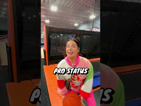 Christen Tried To DUNK A BASKETBALL! #shorts