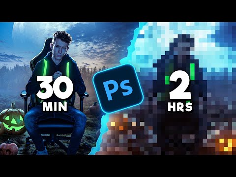 30 Minutes Vs 2 Hours Of Photoshop!