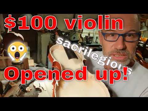 I open up the 100 dollar violin