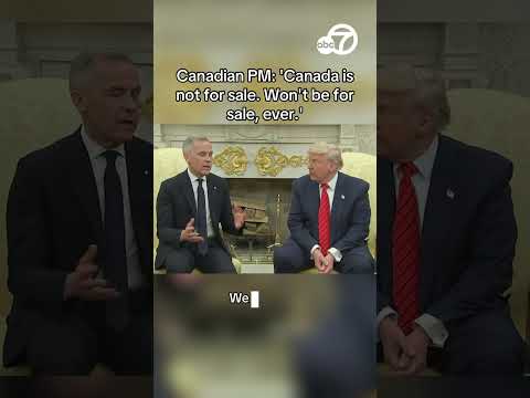 Canadian PM: 'Canada is not for sale. Won't be for sale, ever.'