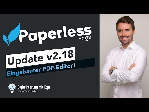 Update: paperless-ngx 2.18 - Eingebauter PDF-Editor!