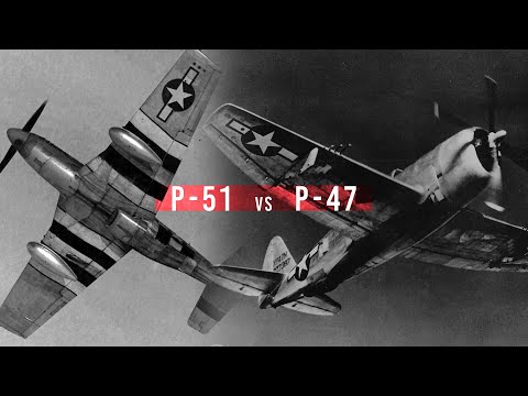 P-51 Mustang vs P-47 Thunderbolt: Best US fighter in Europe?