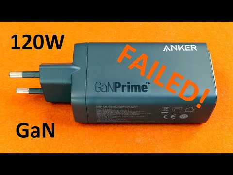 Faulty 120W charger analysis (Anker GaN Prime)