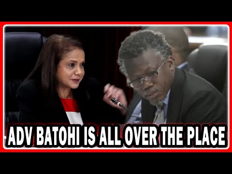 Advocate Nqcukaitobi Grilling Advocate Batohi “Things Aren’t Looking Good As She Not Following Oath”