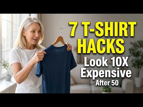 7 Genius T-Shirt Styling Hacks That Make You Look 10x More Expensive After 50
