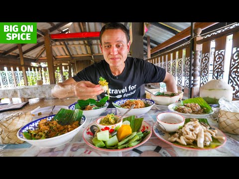 Thai Food Chiang Mai!! ROASTED GREEN CHILI DIP - Plant Based Food Thailand!