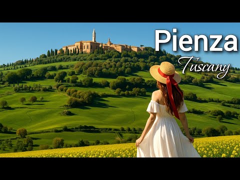 Italy ๐ฎ๐น Pienza & Epic Gladiator Scene View | Tuscanyโs Val d'Orcia | 4K Video