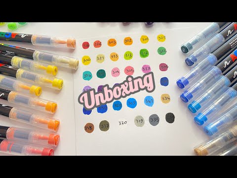 Unboxing Premium Acrylic Markers | 30-Piece & 12-Piece Sets