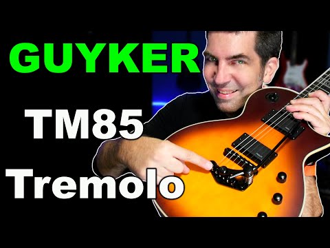 GUYKER TM85 Tremolo - Full Install/Review/Demo - Duesenberg Style Trem