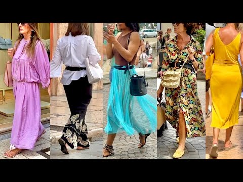 JUNE 2025 ☀️ITALIAN SUMMER STREET FASHION 🇮🇹VERONA SUMMER OUTFITS & CLOTHES SHOPPING IN ITALY