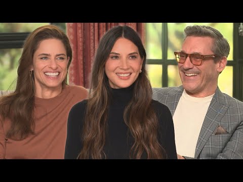 Jon Hamm and Olivia Munn Dish on Playing Friends With Benefits (Exclusive)
