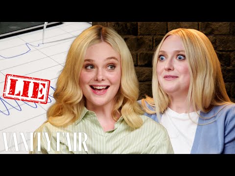 Dakota & Elle Fanning Take Lie Detector Tests | Vanity Fair