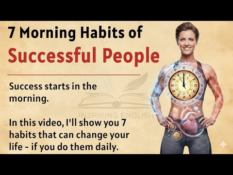 7 Morning Habits of Successful People ✨️ || Graded Reader || Improve Your English Fluency ✅️