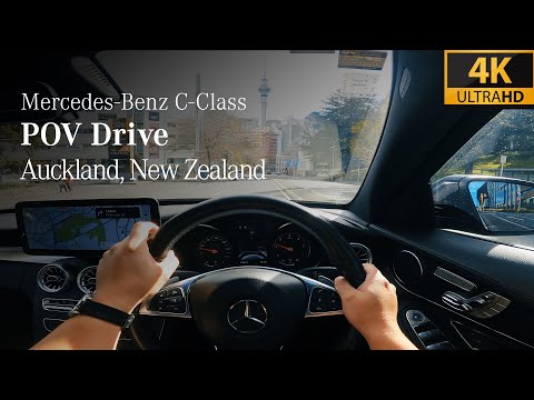Mercedes-Benz C-Class C250 (W205) POV Drive Auckland New Zealand [4K]