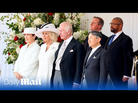 LIVE: Japanese Emperor receives ceremonial welcome from British King