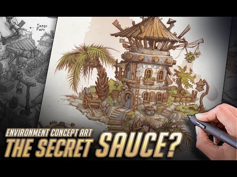 The secret sauce! - Environment Concept art
