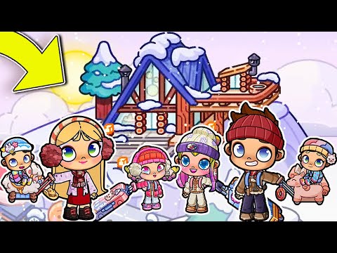 ПОЛЕТ НА ГОРНОЛЫЖНЫЙ КУРОРТ 🏂 в AVATAR WORLD ИСТОРИЯ 💕 РУТИНА СЕМЬИ ОБНОВЛЕНИЕ СЕКРЕТЫ СЕРИАЛ