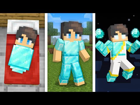 BIRTH to DIAMOND IMMORTAL in Minecraft