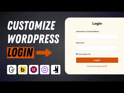 Customize WordPress Login Page (and Password Reset) Using ANY Page Builder
