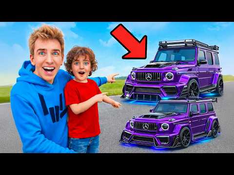 I Surprised 5 Year Old With Mini Twin G-Wagon!