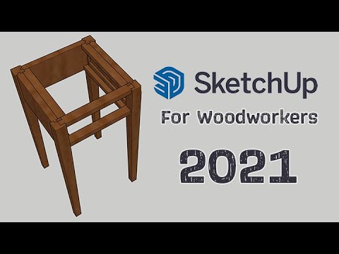 How To Make a Table on SketchUp 2021 | Woodworkers