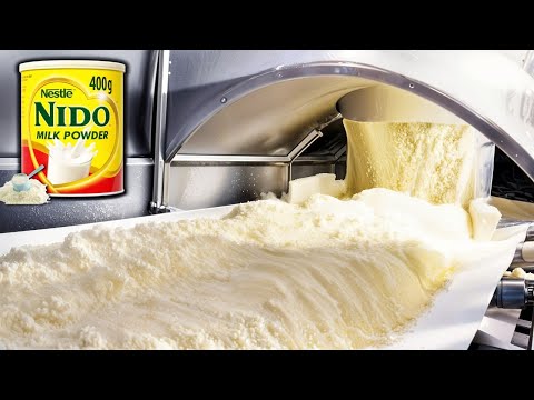 How MILK POWDER is MANUFACTURED in MEGA FACTORIES
