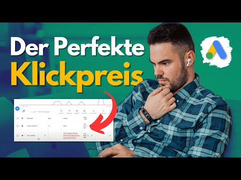 Klickpreis (CPC) in Google Ads optimieren (2025, Tutorial, deustch)