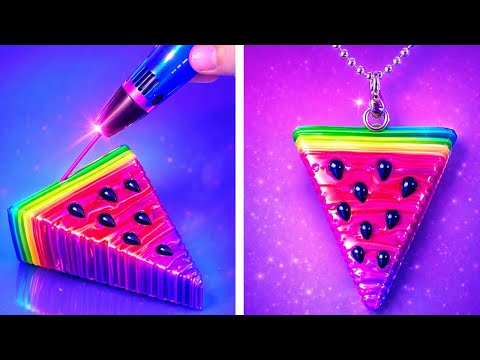 COOL 3D PEN AND HOT GLUE CRAFTS || || 123 GO! GENIUS