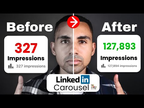 How to Create a LinkedIn Carousel Post with 20K+ Impressions/post? (2025 Tutorial)