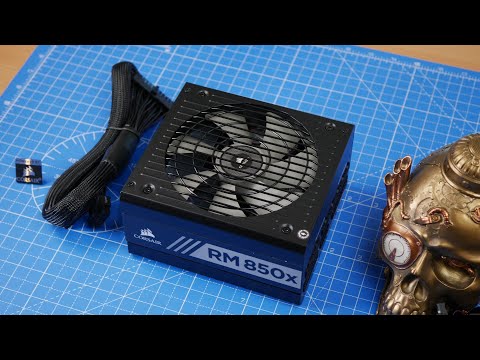 Corsair RM850x Power Supply unboxing and setup and why you need a premium PSU cable kit