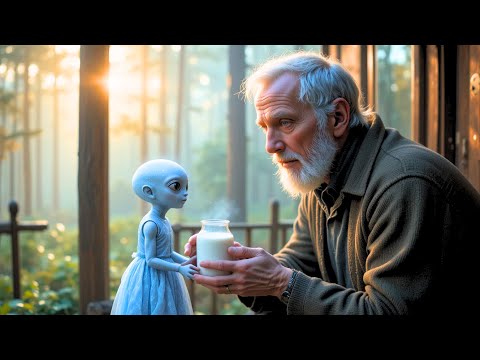 He Gave Milk to a Tiny Alien Girl… and Her Reaction Shocked the Old Man | HFY