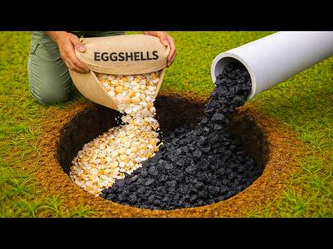 Pour Eggshells into Charcoal! Most People Would Never Know What Happened 😱