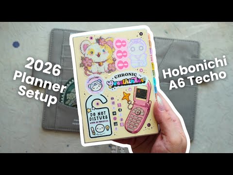 Hobonichi A6 Techo Journal for  Morning Pages | 2026 Planner Set Up