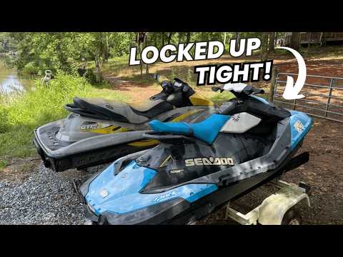 JUNK JET-SKIS LEFT ROTTING UNDERWATER FOR YEARS... WILL THEY RUN?