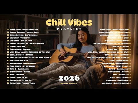 2026 Chill Vibes Playlist 🎵🎧 | Acoustic Cover English Song | Charlie Puth, Bruno Mars