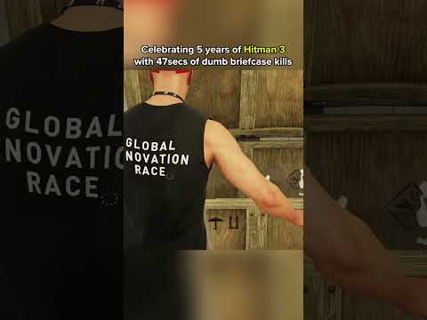 47 seconds of hilarious briefcase kills in Hitman 3