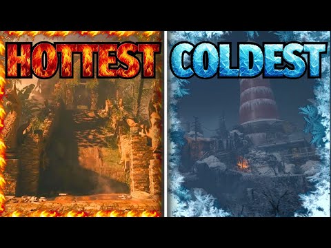 What is The HOTTEST and COLDEST Map in COD Zombies?