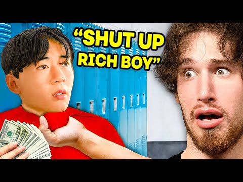 BILLIONAIRE Kid Bullied by POOR KIDS at School...
