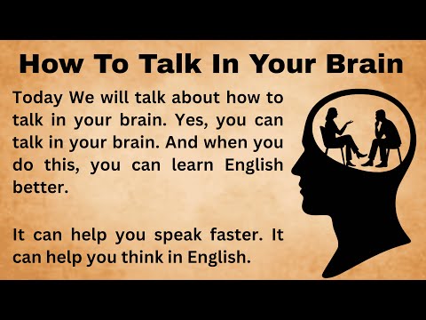 How To Talk In Your Brain || Think and Talk in English || Bookish English