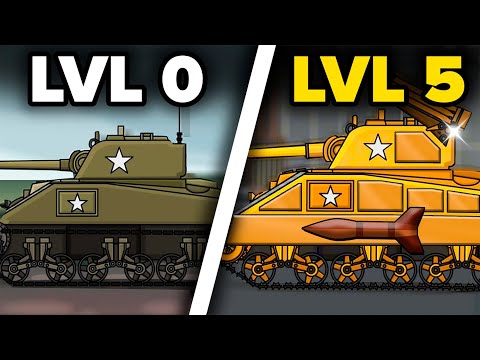 M4 Sherman Tank Level Up | Animation